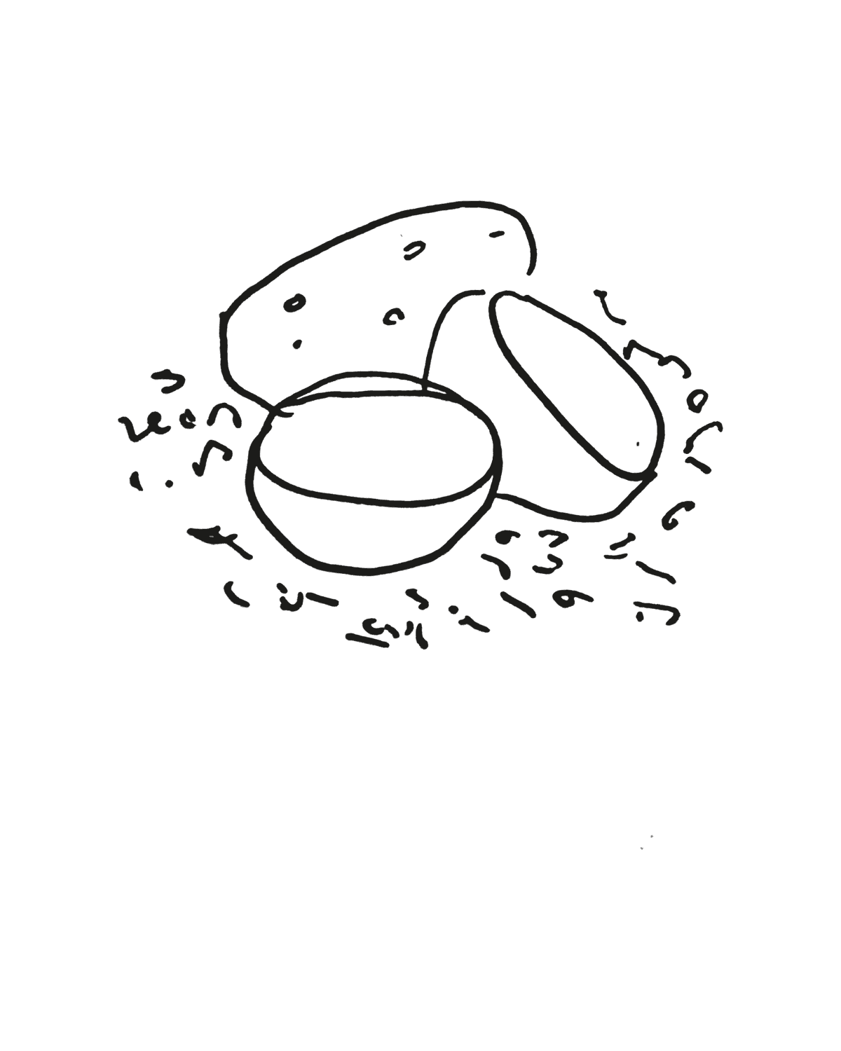 Papas en su agua